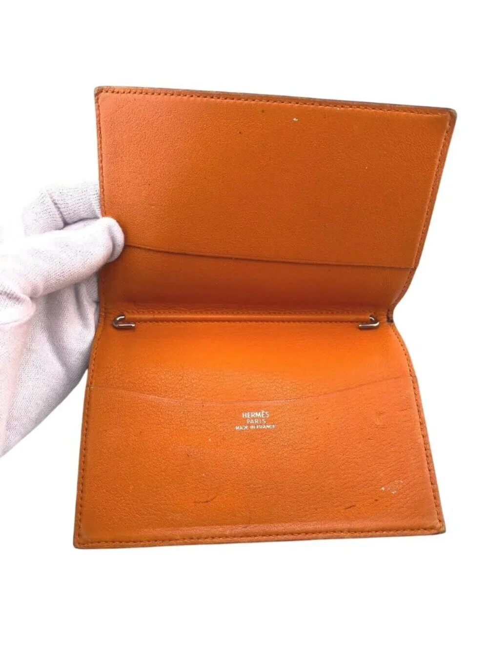 Hermes Agenda PM Vibrato Notebook Cover Orange